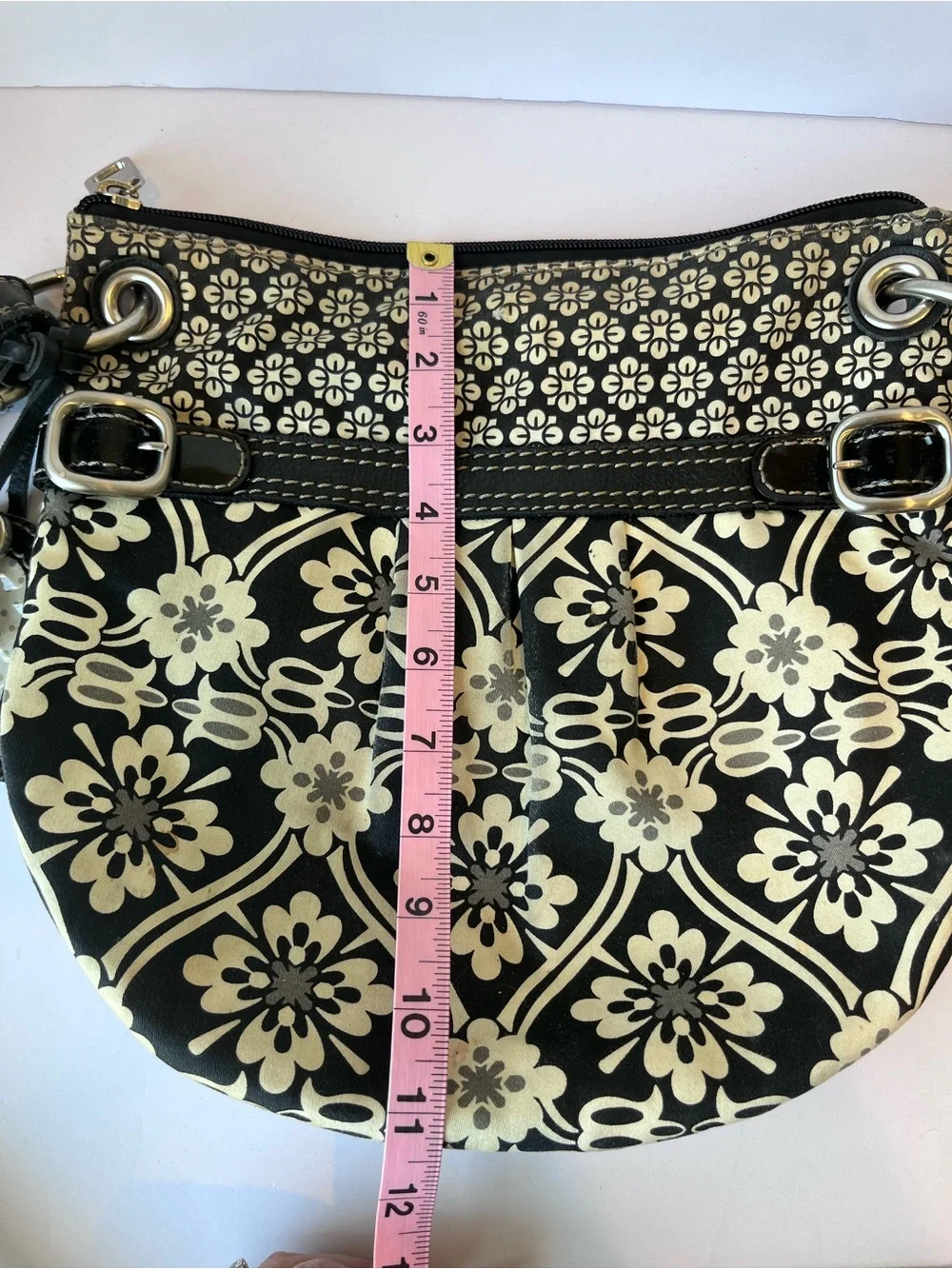 Vintage Fossil Y2K Black Crossbody Bag